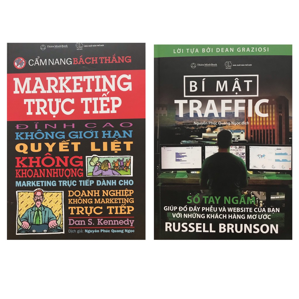 Sách - Combo Bí mật Traffic + Cẩm nang bách thắng Marketing trực tiếp
