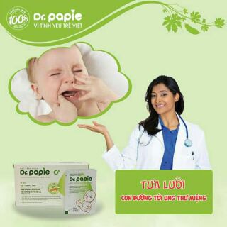 Gạc dơ lưỡi Dr.papie( Combo 2 hộp)