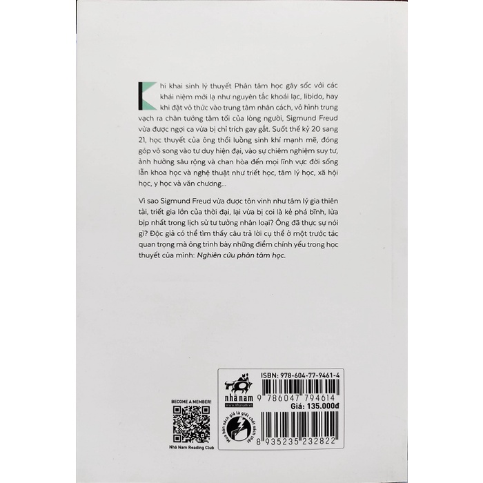 Sách - Nghiên cứu phân tâm học - Tác giả Sigmund Freud
