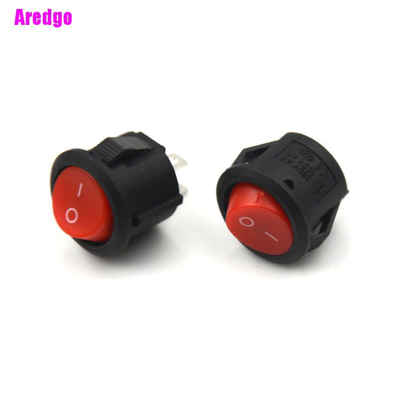 Set 10 Công Tắc Bật / Tắt Đường Kính 16mm 2 Pin 3a / 250v Chuyên Dụng Cho Tàu Thuyền