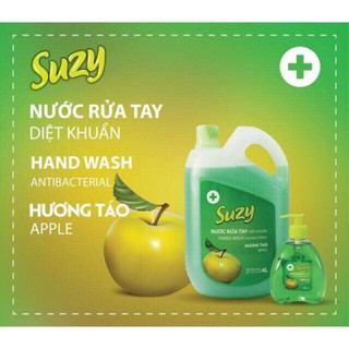 nước rửa tay suzy nhật bản 4l hương táo. hoa hồng. nho