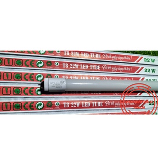 [HOT] Bộ Máng, Bóng Đèn Led Tuýp 22W 1m2 1,2m màu Trắng (Chính Hãng) (giao 3 sp)