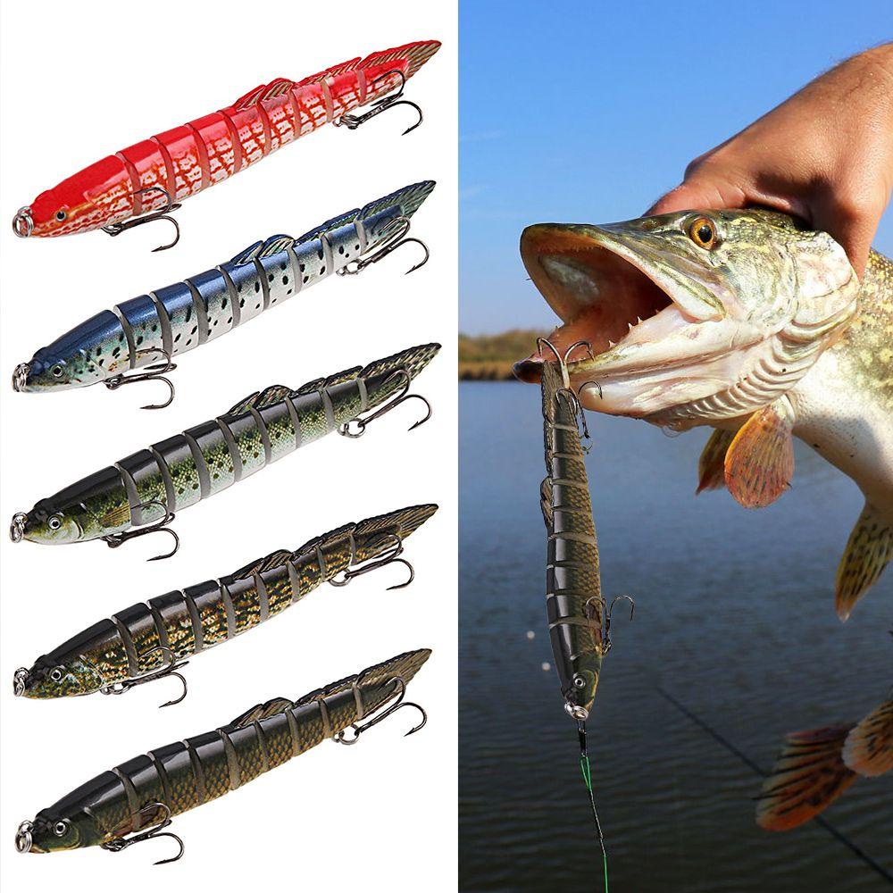 Mồi Câu Cá Luya Nhân Tạo Nhiều Khớp Nối Chuyên Dụng Chất Lượng Cao