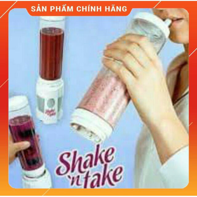 [HÀNG SIÊU TỐT] Máy sinh tố Shake take 2 cối có ống hút cực tiện