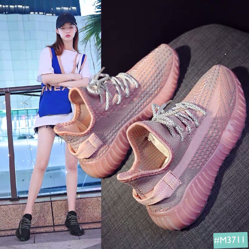 Giày Nữ Phản Quang MINSU M3711, Giày Thể Thao Sneaker Bata Nữ Hàn Quốc Phản Quang Cực Chất Mang Đi Chơi, Đi Học