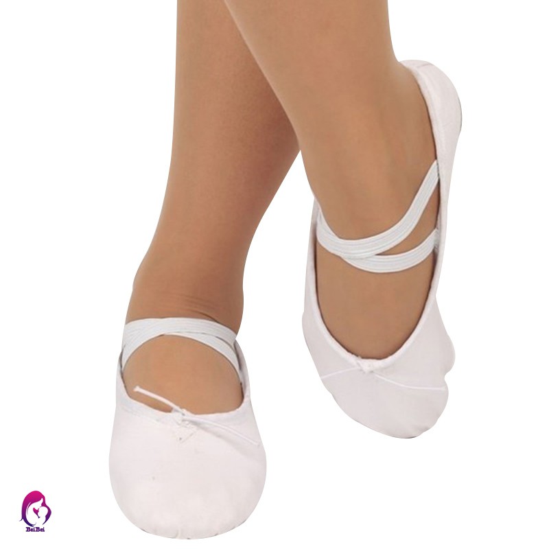 ♦♦ Childrens Adult Canvas Soft Bottom Ballet Shoes Practice Yoga Shoes