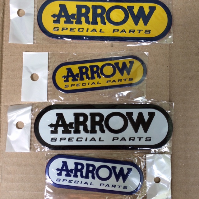 Tem Nhôm Dán Pô ARROW Special Parts