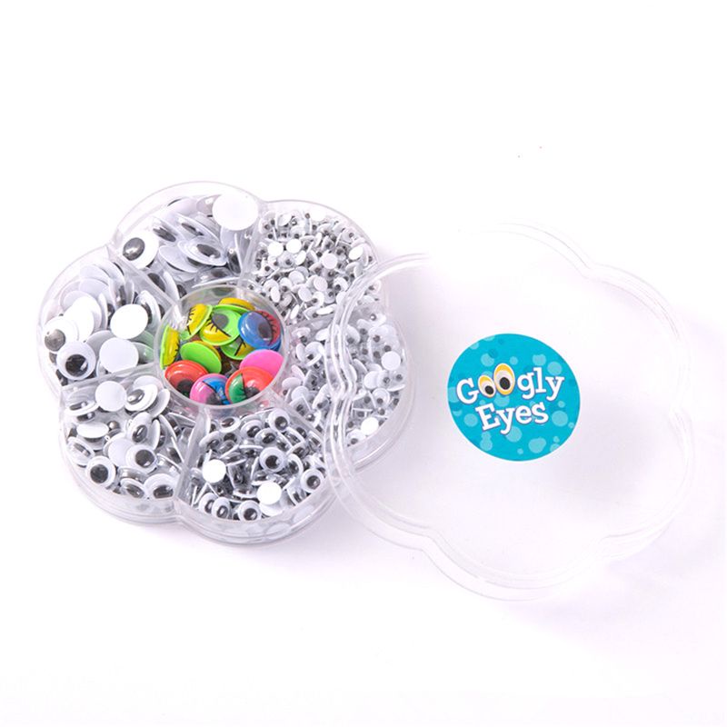 Set 700 Mắt Thú Bông Đồ Chơi 4 / 5 / 6 / 7 / 8 / 10 / 12mm