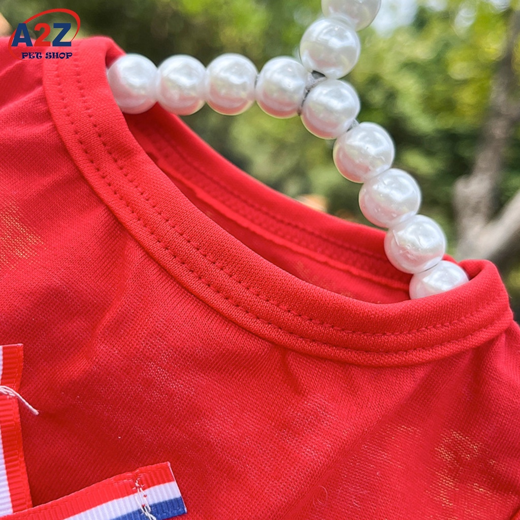 Áo Cho Mèo Chó Loại Áo 3 Lỗ Họa Tiết Dễ thương