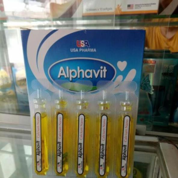 Alphavit Calcium Nano canxi bổ sung canxi cho bé giúp bé phát triển chống còi xương suy dinh dưỡng