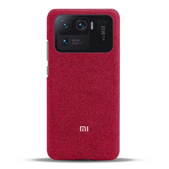 Ốp Điện Thoại Da Phối Vải Canvas Cứng Chống Rơi Cho Xiaomi Mi11 Ultra 11Ultra 11T Pro