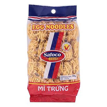 Mì Trứng Safoco cao cấp / thượng hạng / sợi nhỏ / lớn 500G