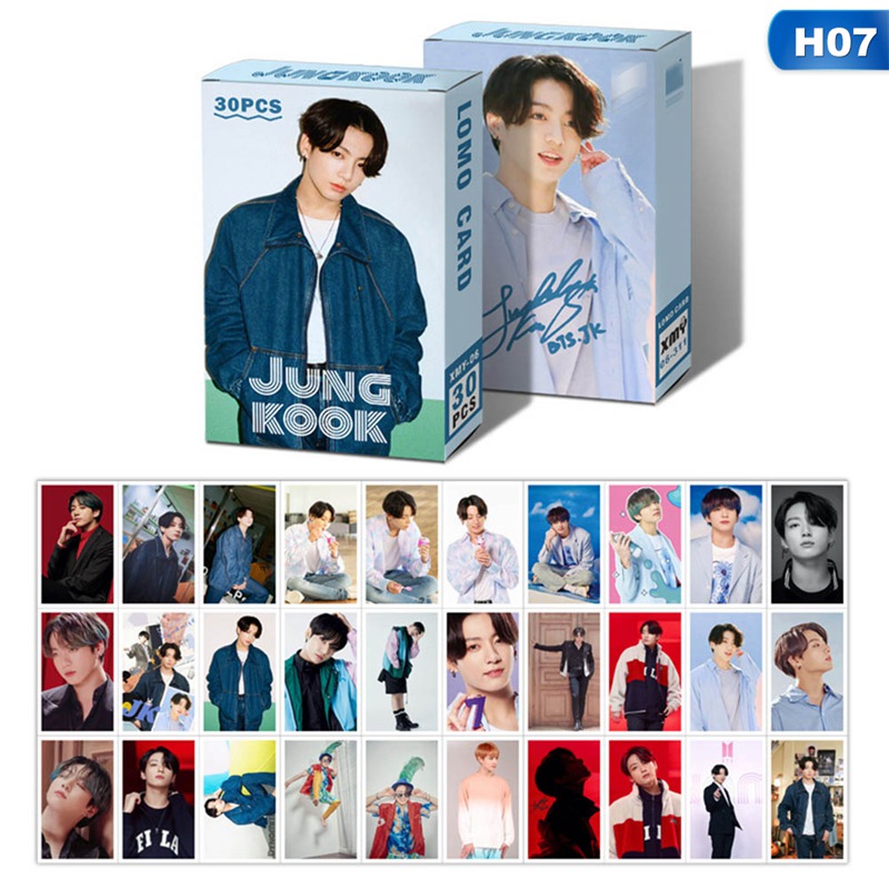 Hộp 30 Ảnh Lomo Card Nhóm Nhạc Bts