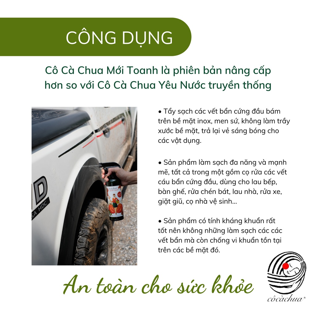 Nước Lau Bếp Cô Cà Chua Sạch Tuốt Mới Toanh 3.8L Sạch Dầu Mỡ An Toàn