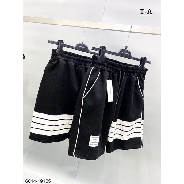 Quần Ngố Nam Thom browne Viền Trắng Cao Cấp - Quần Đùi Nam Thom Siêu Đẹp