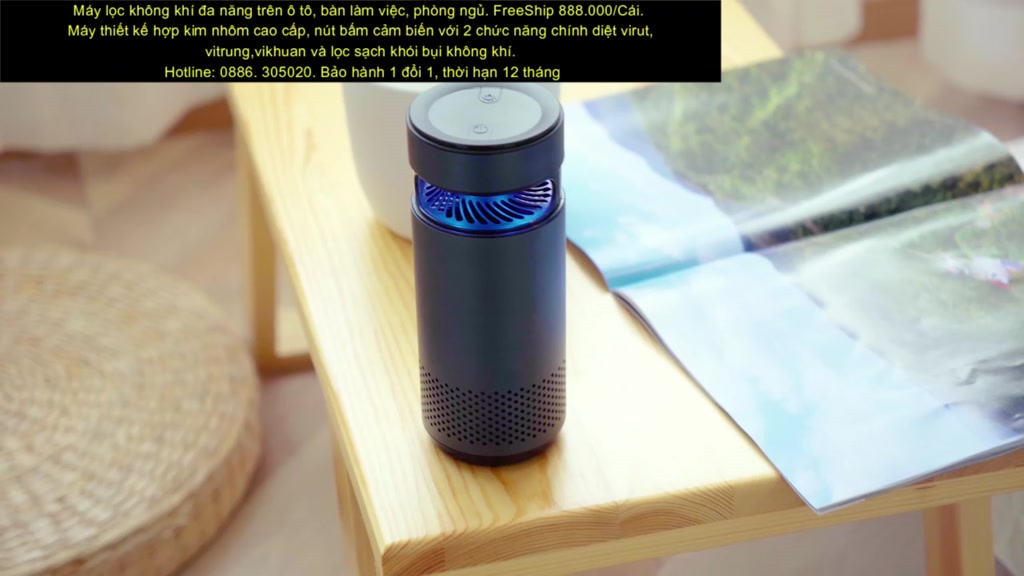 Máy lọc không khí ô tô CarAir(kèm thêm 2 lõi lọc, 1 lõi lọc xài cho 6 tháng, tổng 18 tháng) | BigBuy360 - bigbuy360.vn