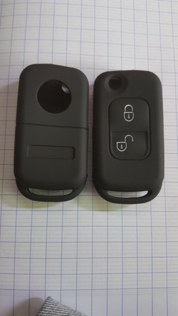 Bao silicone nảo vệ chìa khoá Mercedes Printer 2 nút
