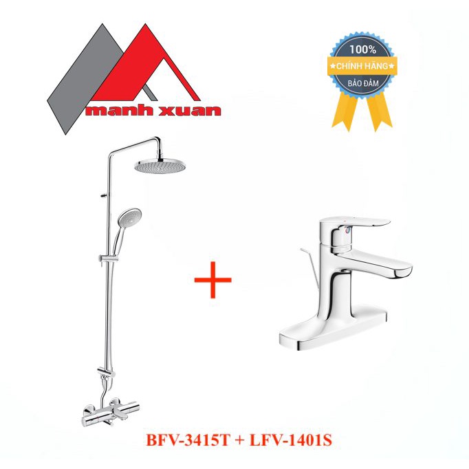 Combo trọn bộ INAX BFV-3415T + LFV-1401S