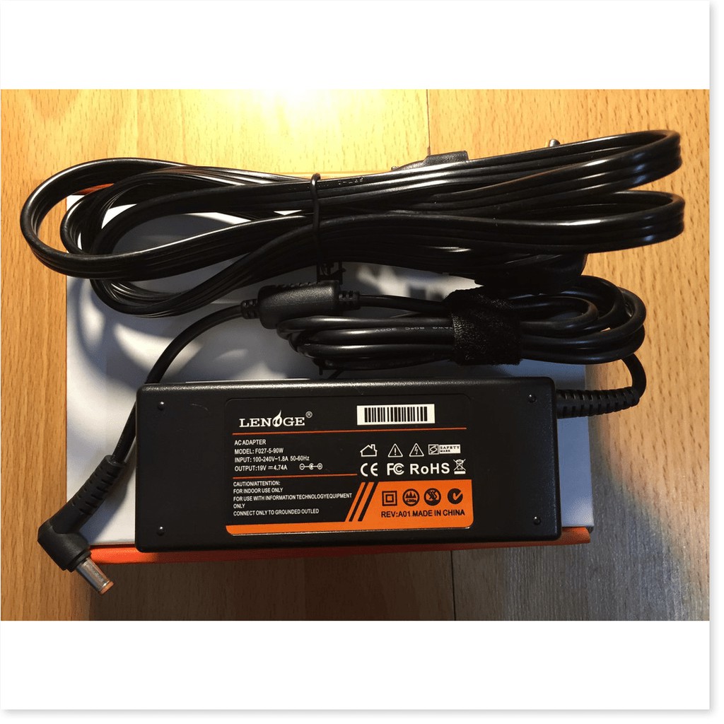 BH 18T- Sạc Laptop Acer 19V 4.74A Chính hãng Lenoge-Chân Thường-Bảo hành 18T
