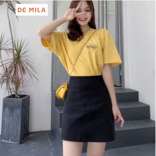 Chân Váy Ngắn Chữ a, Váy Chữ A Công Sở Mẫu Ngắn De MiLa - CVA52 | BigBuy360 - bigbuy360.vn