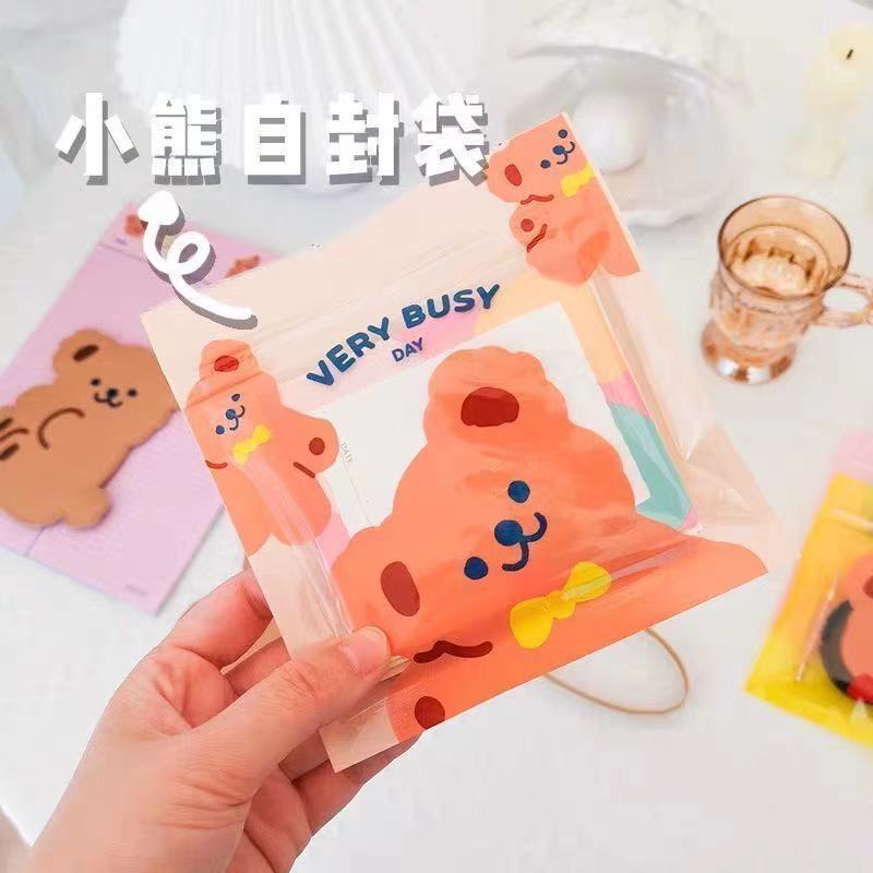 Túi Zip Đựng Bánh Kẹo Hình Trái Tim Dễ Thương