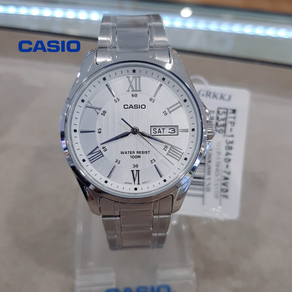 Đồng hồ nam CASIO MTP-1384D-7AVDF chính hãng - Bảo hành 1 năm, Thay pin miễn phí