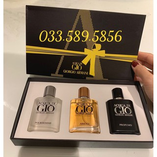 BỘ BA NƯỚC HOA ACQUA DI GIO GIORGIO ARMANI