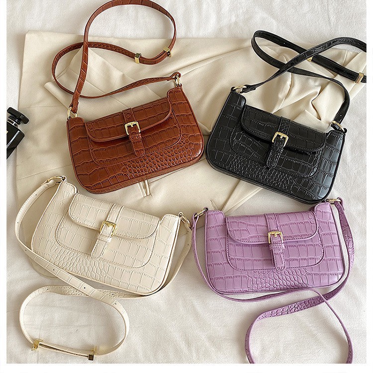 Túi xách nữ đeo chéo họa tiết vân cá sấu TX16 túi xách kẹp nách -Chip Xinh Boutique | BigBuy360 - bigbuy360.vn