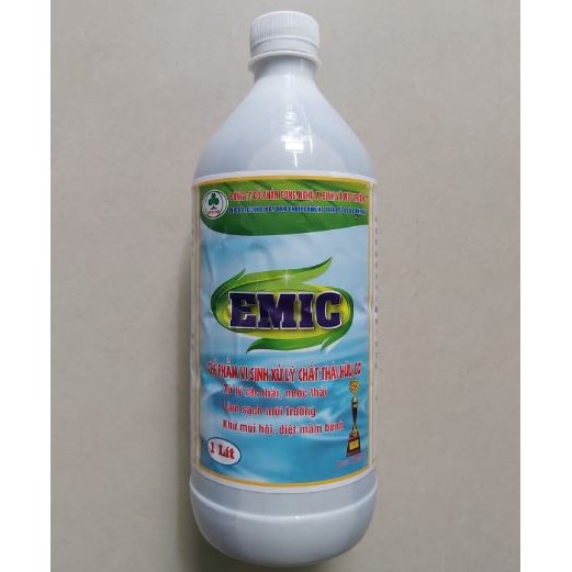 EMIC 1 Lít - Chế phẩm sinh học GỐC E.M ( EM ) vi sinh xử lý chất thải hữu cơ