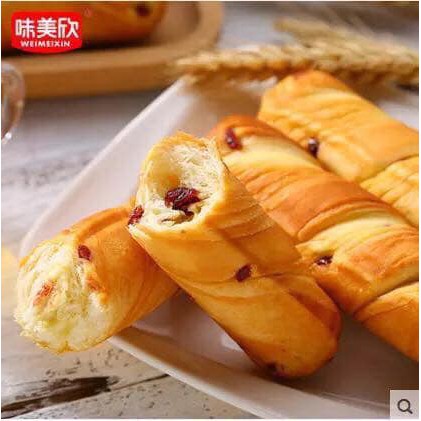 (Date: 06 tháng) [ BÁNH MỀM, TAN TRONG MIỆNG ] 01 cái x 120gr Bánh Mì Que Bơ Cherry Đài Loan