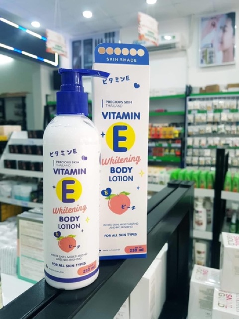 Body Lotion kem dưỡng trắng vitamin E