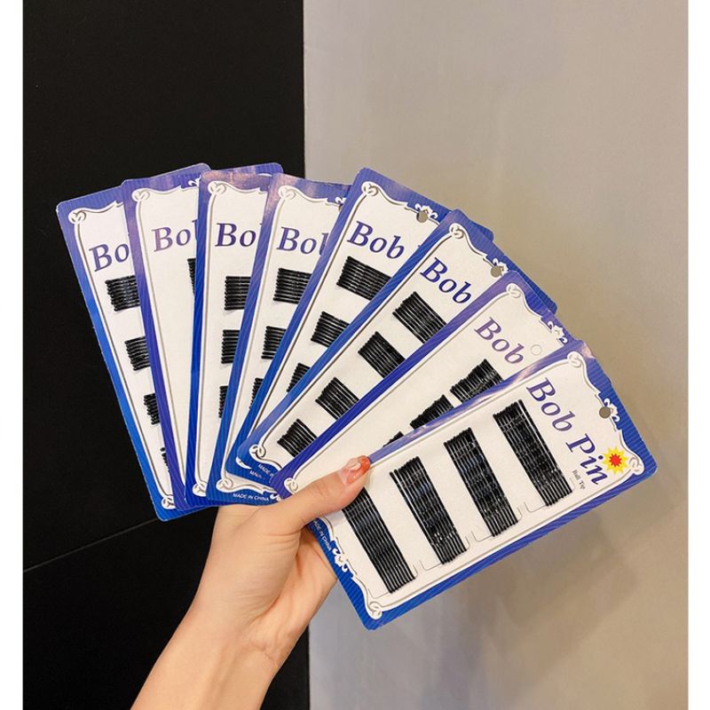 Vỉ ghim kẹp tăm đen 36/60 chiếc