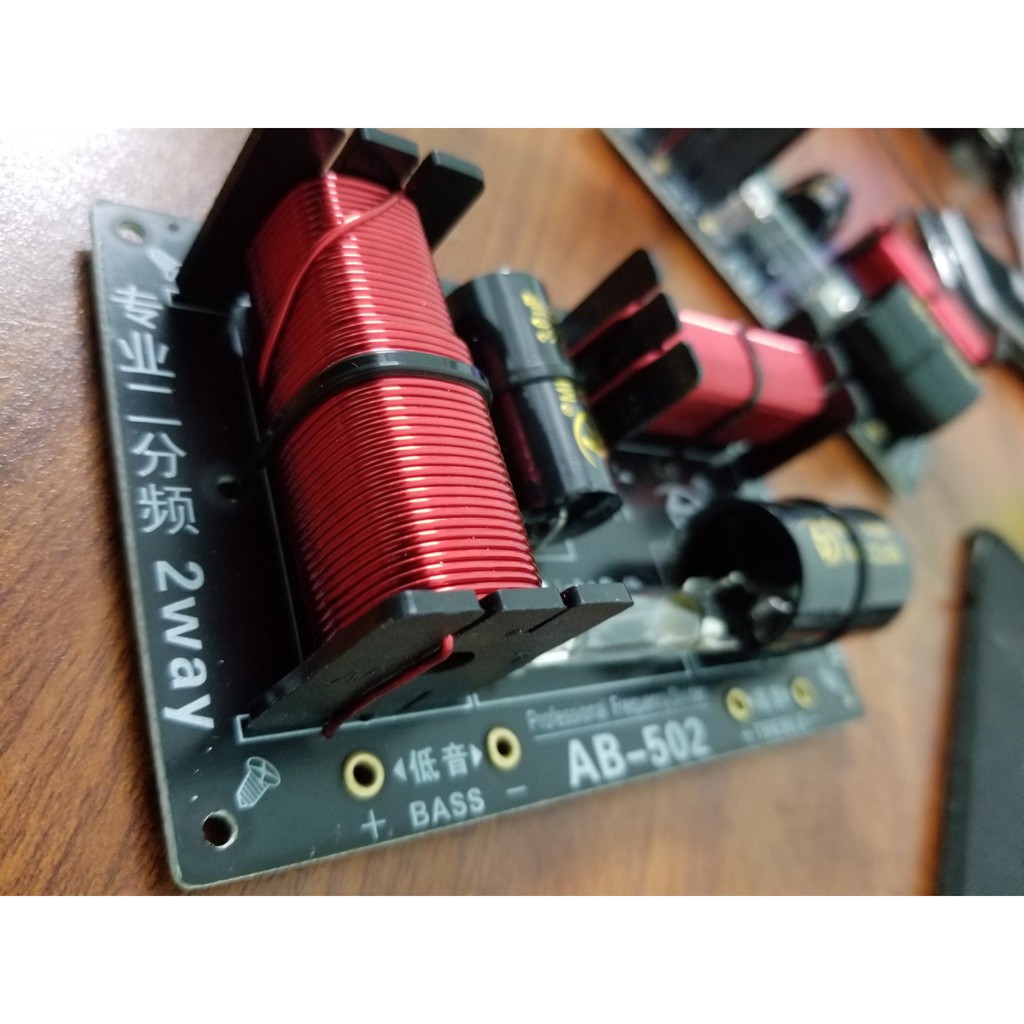 MẠCH PHÂN TẦN Cấu Trúc Loa 2 way 2 ĐƯỜNG TIẾNG 1 Bass 1 Treble AB-502 công suất lớn