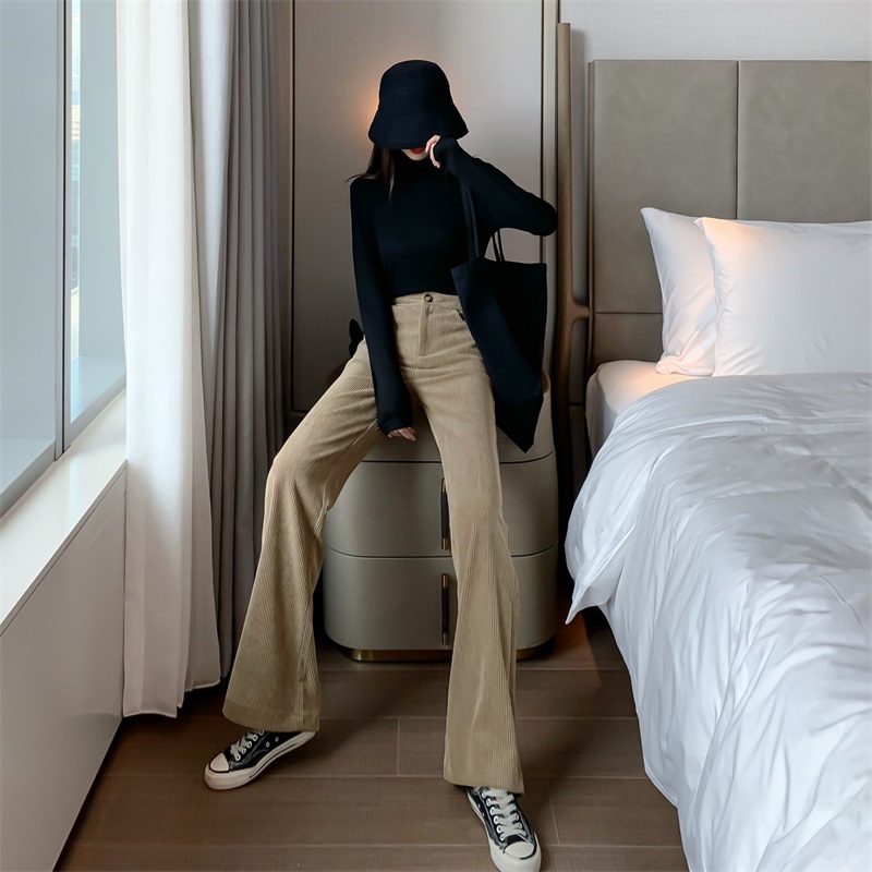 Quần Ống Rộng Cạp Cao Chất Tăm Cao Cấp Ống Thụng Kiểu Dáng Hip Hop Ulzzang Unisex Sugal QUAN NU 024