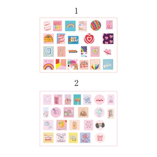 Set 46 Miếng Dán Flowertree Sticker Trang Trí Nhật Ký