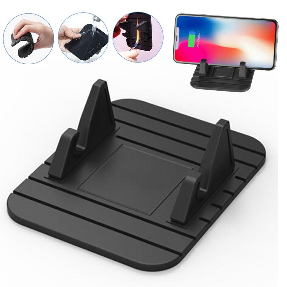Glees Giá Đỡ Điện Thoại Bằng Silicon Chống Trượt Gắn Bảng Điều Khiển Xe Hơi
