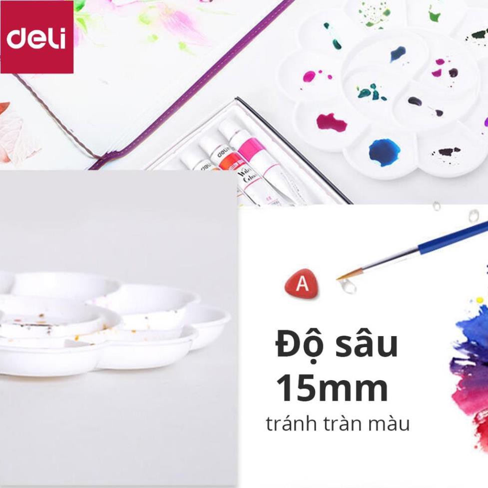 Khay pha màu 10/14 ngăn Deli - 1 chiếc - 9402/9403 [Deli]