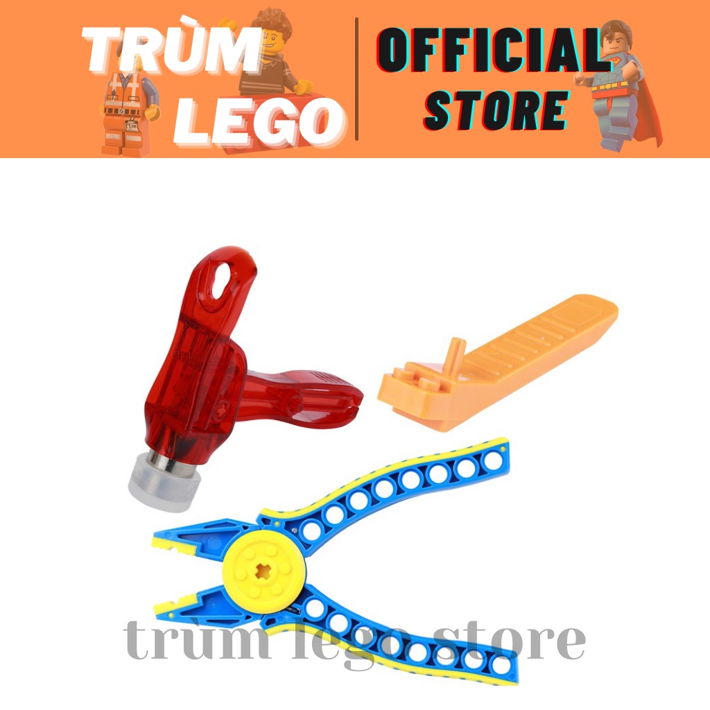 DỤNG CỤ THÁO LẮP LEGO CHUYÊN DỤNG, KÌM THÁO CHỐT LEGO COMBO KÌM BÚA THANH BẢY TƯƠNG THÍCH LEGO TECHN