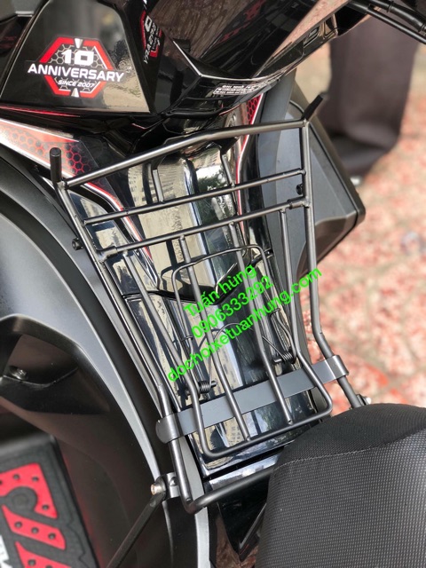 Baga Ab Ariblade 125  sơn tĩnh điện đặc biệt - baga giữa xe ab125 - đồ chơi xe ab