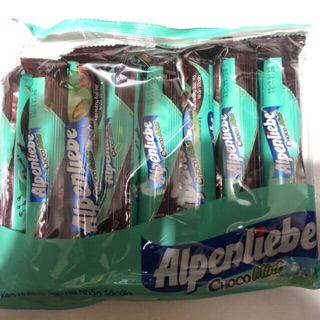 1 Thanh Kẹo Alpenliebe Vị Choco Mint ( bạc hà nhân socola )