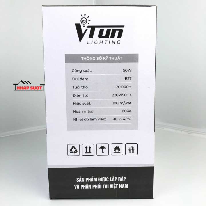 Bóng đèn Led VTUN LIGHTING 5w, 10w, 15w , 20w, 30w tiết kiệm điện, dùng đui xoáy e27, bảo hành 12 tháng