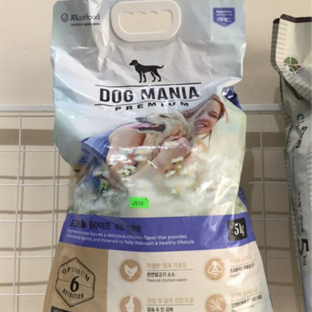 5kg Thức ăn hạt cho chó Dog Mania Premium