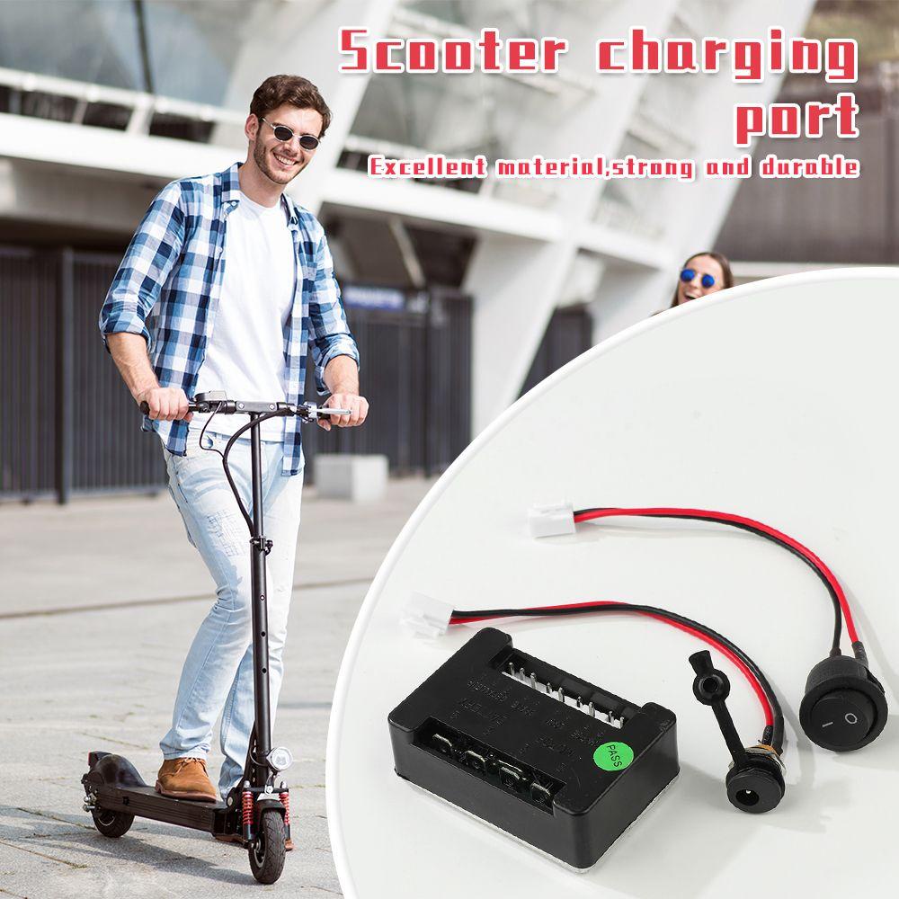 SUYO Ổ Cắm Sạc Tròn DC5.5x2.1mm Cho Xe Điện Xiaomi M365