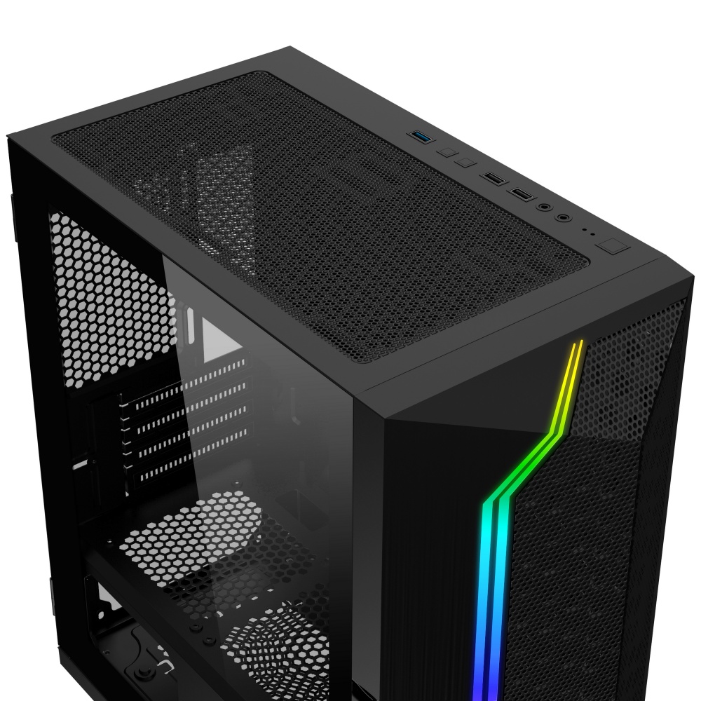 Vỏ case XIGMATEK GEMINI II 3FB - PREMIUM GAMING M-ATX, KÈM 03 FAN XIGMATEK X22B