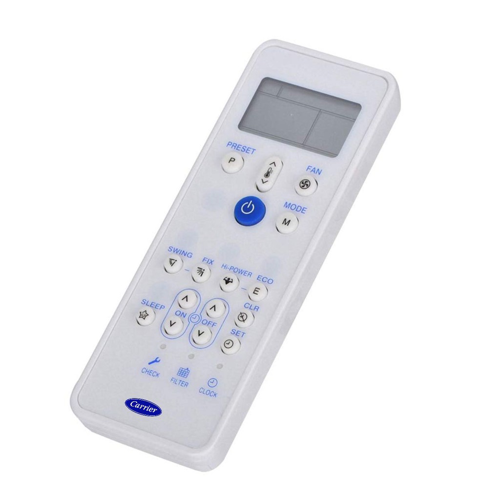Điều khiển điều hoà máy lạnh CARRIER (trắng tím)