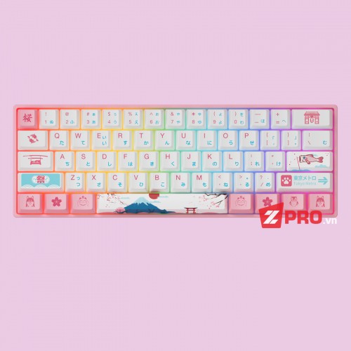 [Mã 157ELSALE hoàn 7% đơn 300K] Bàn phím cơ AKKO 3061 World Tour Tokyo r2 (Gateron + RGB)