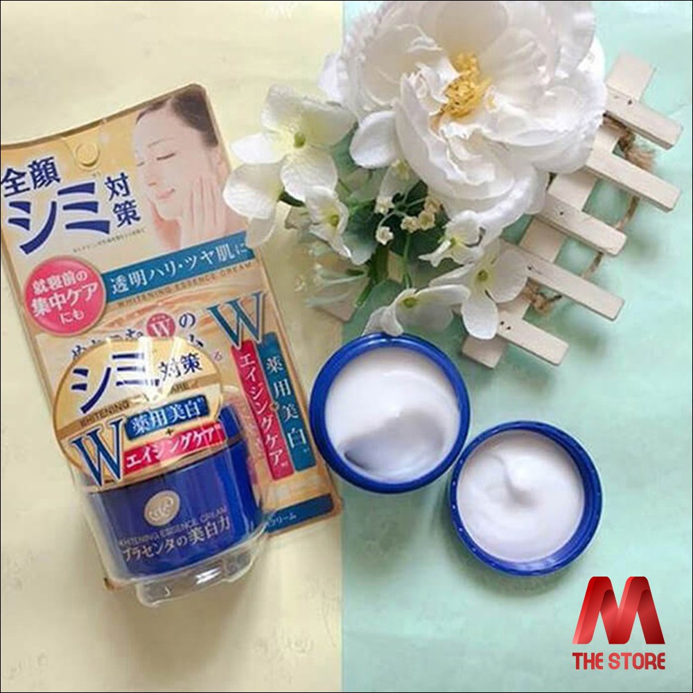 Kem dưỡng da Meishoku Whitening Essence Cream chiết xuất từ nhau thai 55g