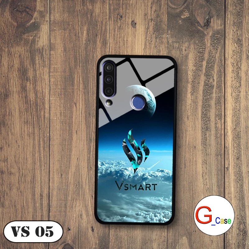 Ốp lưng Vsmart Joy 3 - lưng kính in logo hãng điện thoại