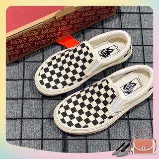 Giày thể thao sneaker VANS LƯỜI CARO đen nam nữ trắng HOT trend 2022