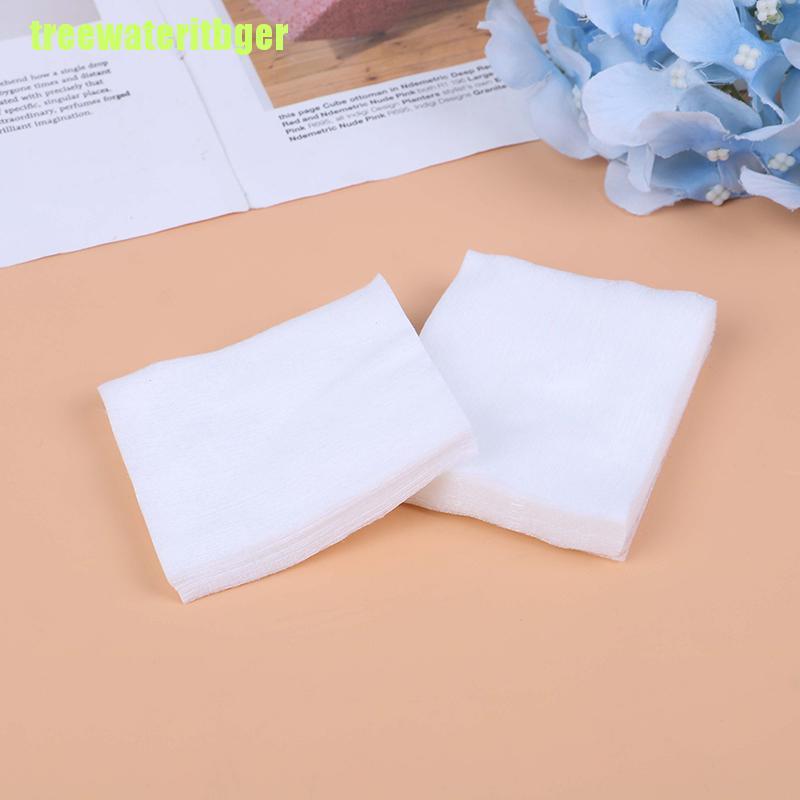 (Hàng Mới Về) Set 100 Bông Tẩy Trang Bằng Chất Liệu Cotton Tiện Dụng